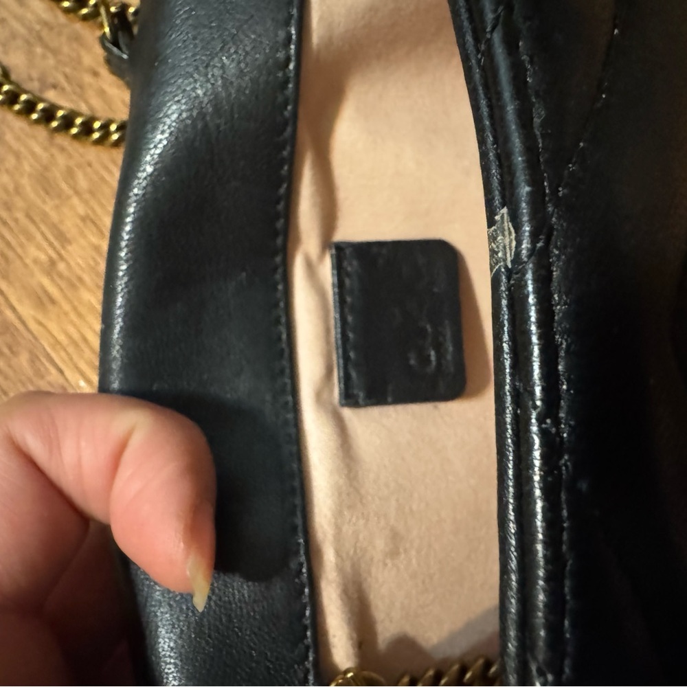 Gucci GG Marmont mini quilted leather shoulder bag with DUST BAG! - Picture 5 of 9